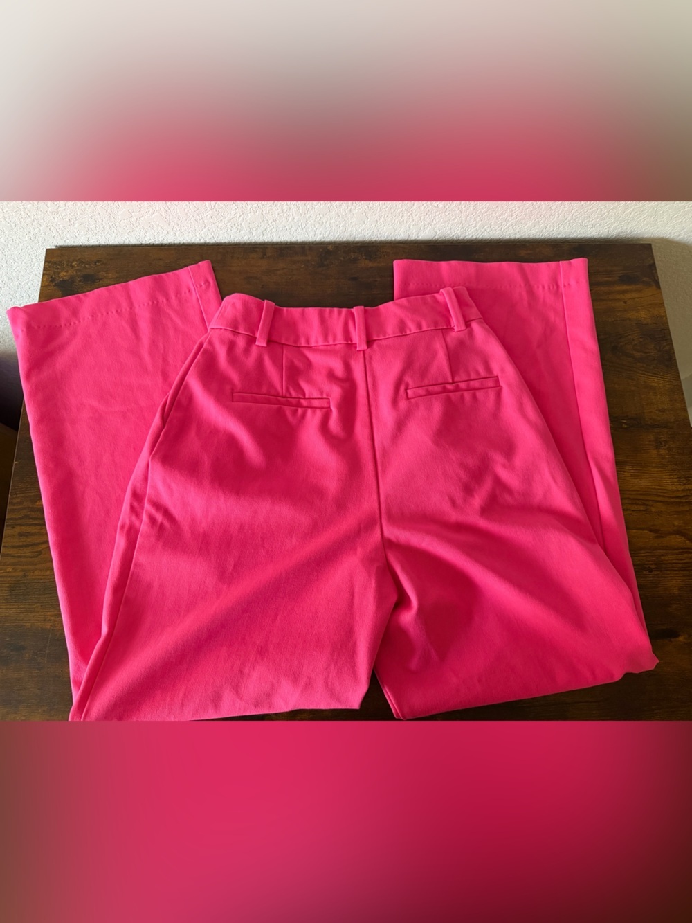 Favorite Daughter The Favorite Pant Pleat Pants in Pink Peacock Size 2 - Picture 4 of 8
